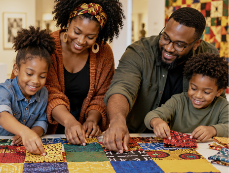 Family First: Stitched Together - A Family Story Quilt Experience